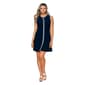 Womens MSK Sleeveless Piped Trim Zip ITY Dress - image 3