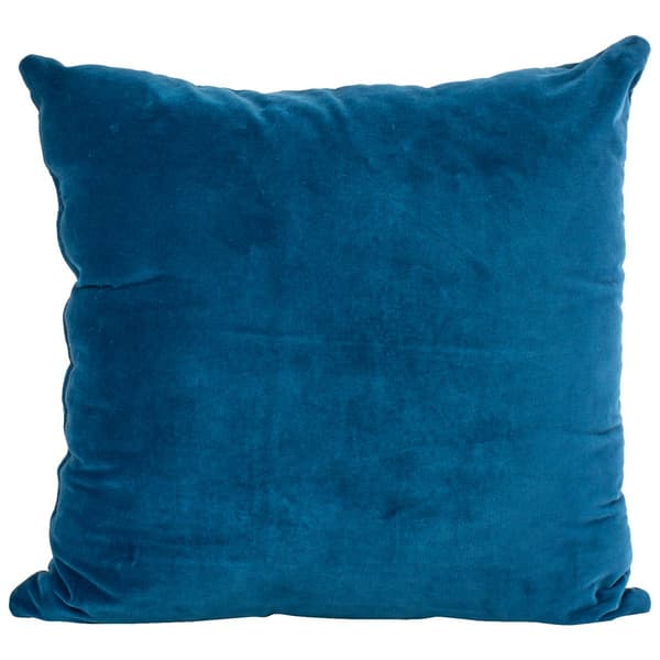 Falling Snowflake Velvet Decorative Pillow - 18x18