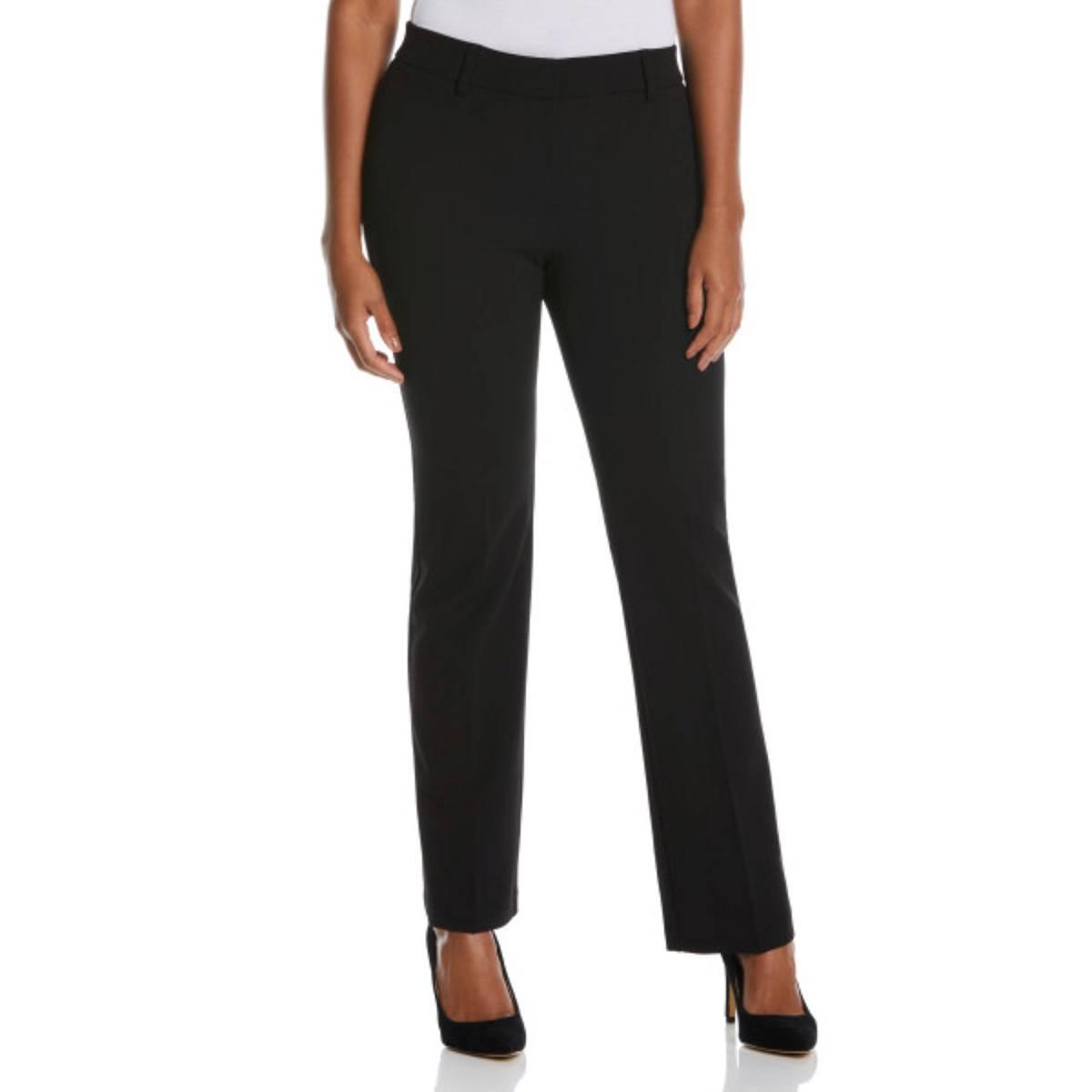 Rafaella Women's Modern Fit Bootcut Trousers, Navy Blue, 6