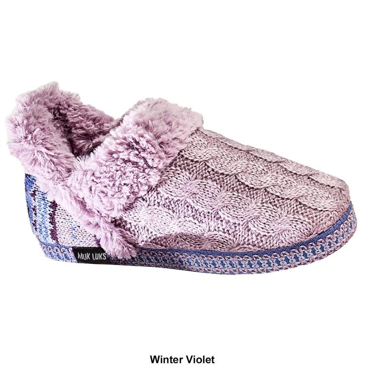 Womens MUK LUKS® Magdalena Ruched Slippers