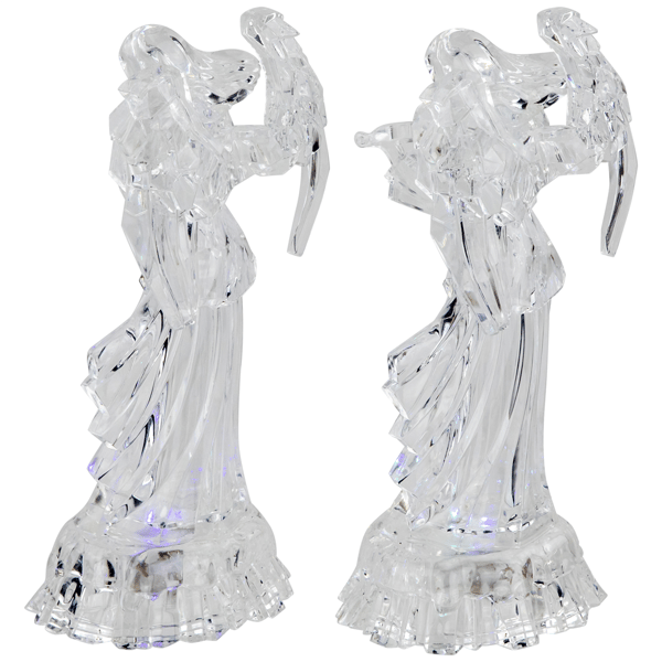 Northlight 2pc. LED Color Changing Angel Acrylic Christmas Décor