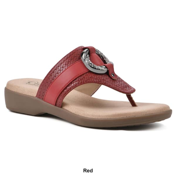 Womens Cliffs by White Mountain Benedict Flips Flops