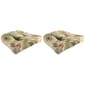 Jordan Oasis Nutmeg Outdoor Wicker Chair Cushions - Set Of 2 - image 1