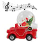 Alpine Santa in Vintage Red Car Snowglobe - image 1