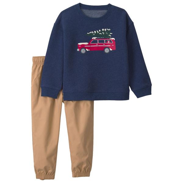 Baby Boy (12-24M) Carter''s(R) 2pc. Christmas Car Fleece Pants Set - image 