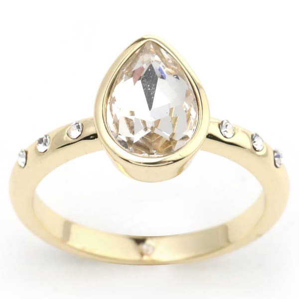Ashley Cooper(tm) Bezel Set Pear Stone Ring - image 