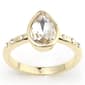 Ashley Cooper(tm) Bezel Set Pear Stone Ring - image 1