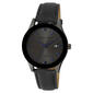 Mens Geoffrey Beene&#40;R&#41; Gunmetal-Tone & Blue Strap Watch - GB8202GU - image 1