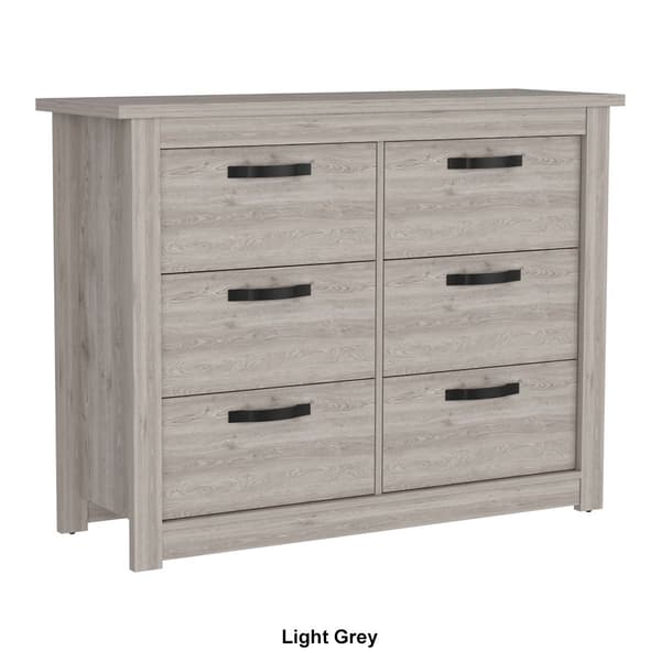 FM FURNITURE Westport 6 Drawer Double Dresser