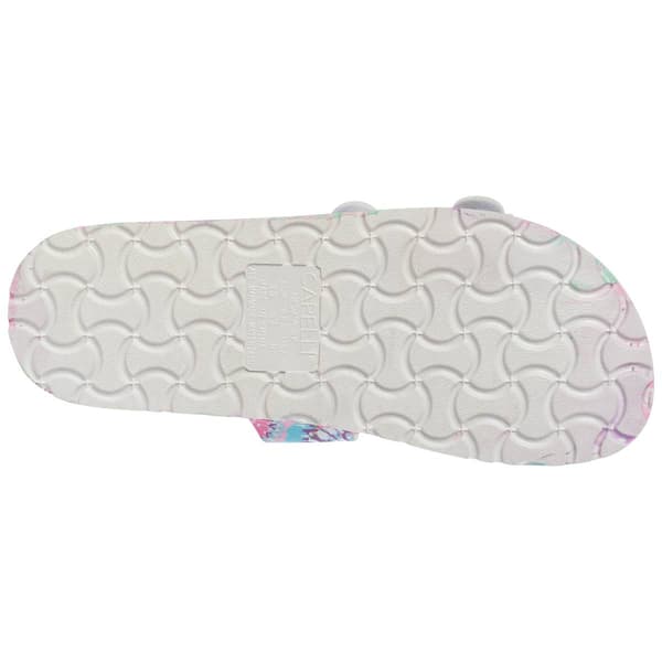 Womens Capelli New York Tie Dye Swirl Slide Sandals