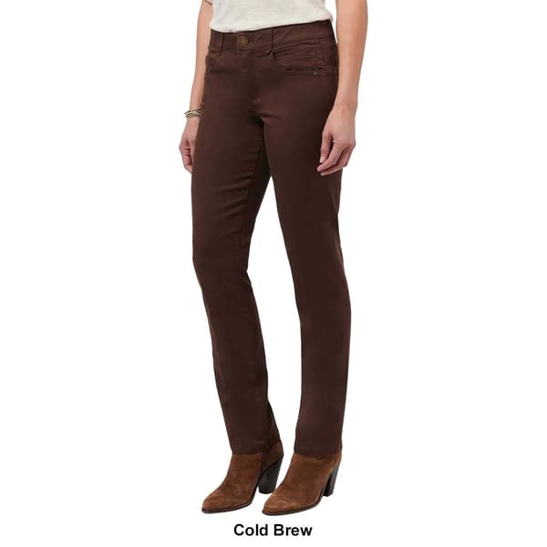 Womens Democracy &quot;Ab&quot;solution® Mid Rise Straight Color Jeans