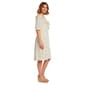Womens Vivid Aura Short Sleeve Peter Pan Collar A-Line Dress - image 3
