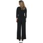 Petite MSK 3/4 Sleeve Surplice Neck Solid Jumpsuit - image 2