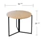 Southern Enterprises Ladston Round Folding Dining Table - image 4