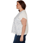 Plus Size Skye’s the Limit Sunny Blue Skies Floral Lace Blouse - image 4