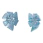 Betsey Johnson Garden Glam Flower Stud Earrings - Light Blue - image 2