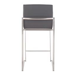 LumiSource Fuji Contemporary High Back Counter Stools - Set of 2