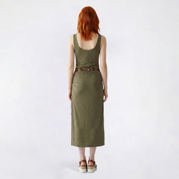 Juniors Madden Girl Yum Scoop Neck Tank Midi Dress
