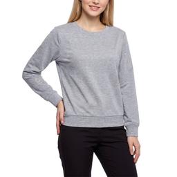 Womens NY Collection Long Sleeve Squin Heart Pullover