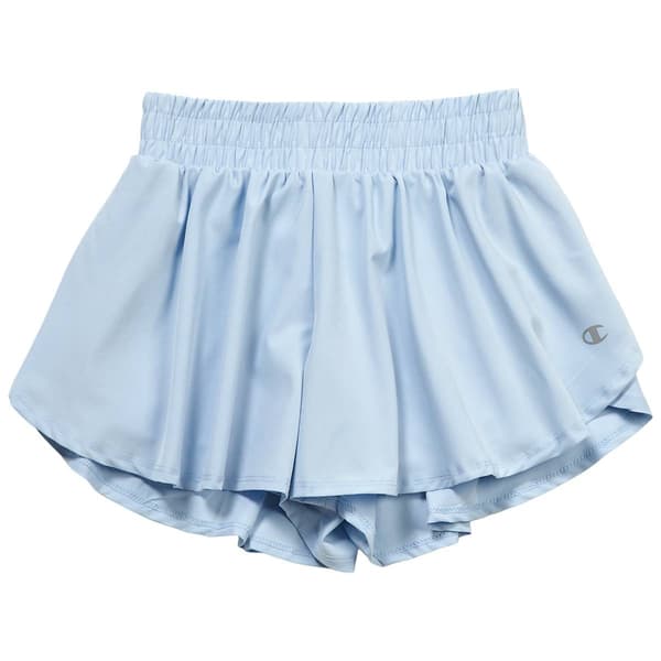 Girls (7-16) Champion(R) Woven Flutter Shorts - image 
