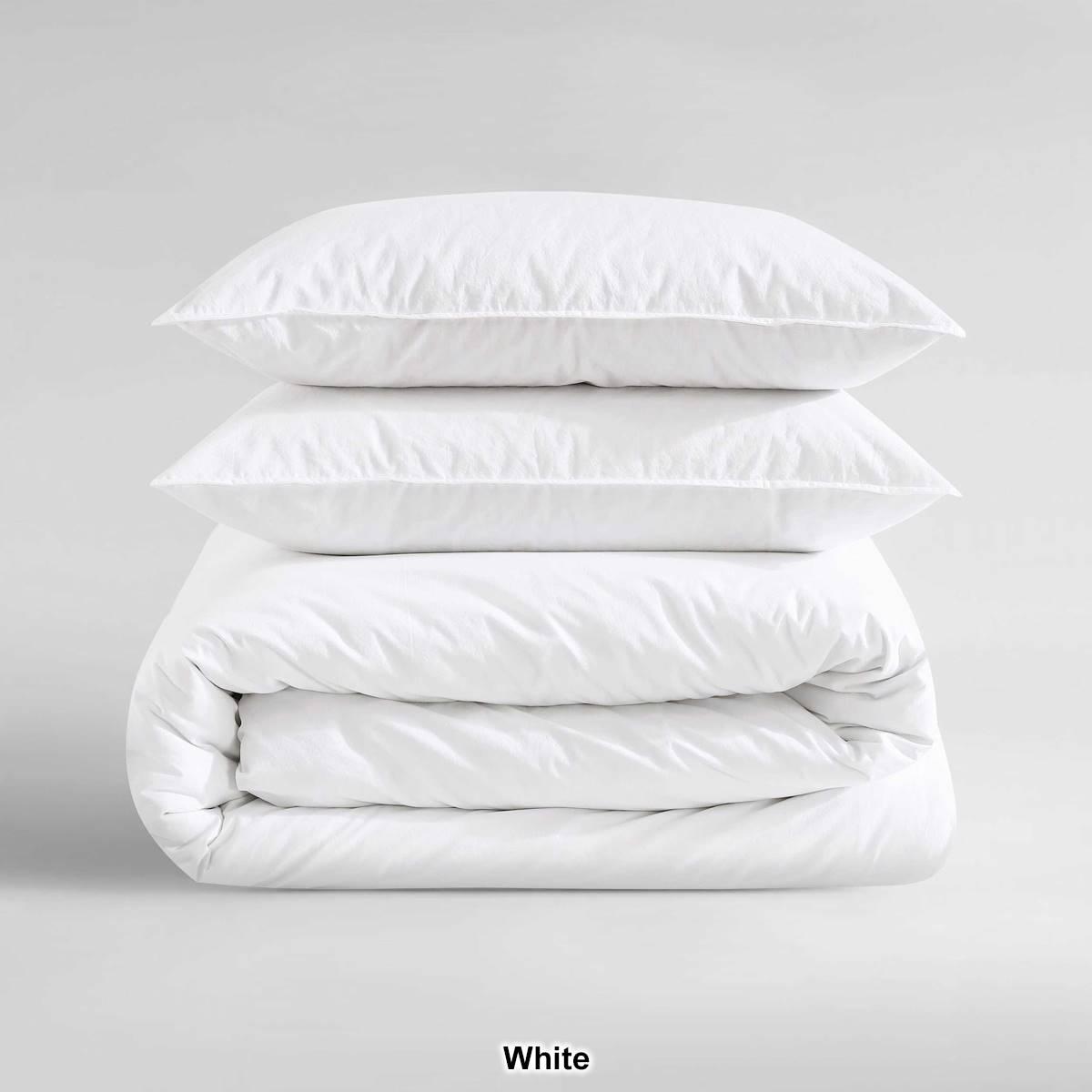 Calvin Klein Washed Percale Cotton 3pc. Comforter Set