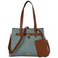 Adrienne Vittadini Camila Lock Satchel - image 1