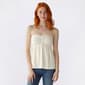 Juniors Derek Heart Button Front Babydoll Tube Top - image 1