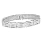 Mens Gentlemen's Classics™ Silver-Tone Link Bracelet - image 3