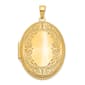 Gold Classics&#40;tm&#41; 14kt. Gold 31mm Oval Scroll Locket - image 1