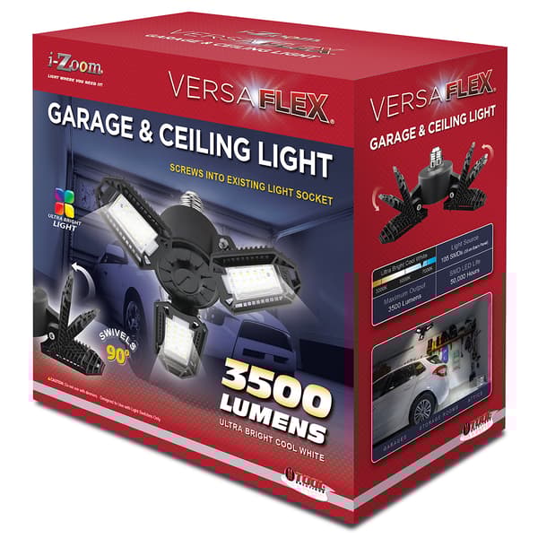 As Seen on TV 3&#44;500 Lumen Versaflex Garage and Ceiling Light