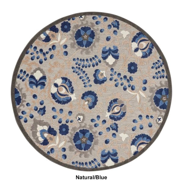 Nourison Aloha Farmhouse Round Rug