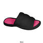 Womens Ellen Tracy Quilted Terry Slide Slippers - image 3