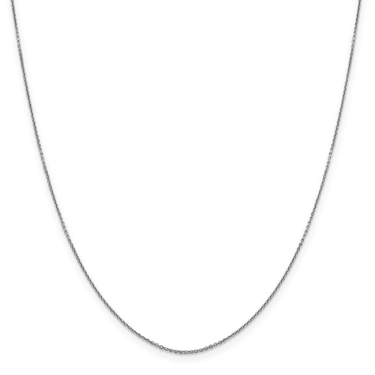 Gold Classics™10kt. 0.90mm White Gold 24in. Chain Necklace