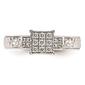 Pure Fire 14kt. White Gold Lab Grown Diamond Trio Cluster Ring - image 4