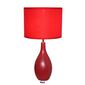 Simple Designs Oval Bowling Pin Base Ceramic Table Lamp - image 13