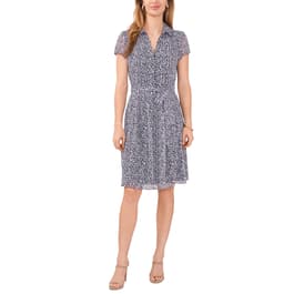 Womens MSK Short Sleeve Pintuck Sheath Dress