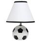 Simple Designs SportsLite 11.5in. Soccer Ball Base Ceramic Lamp - image 1