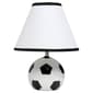 Simple Designs SportsLite 11.5in. Soccer Ball Base Ceramic Lamp - image 1