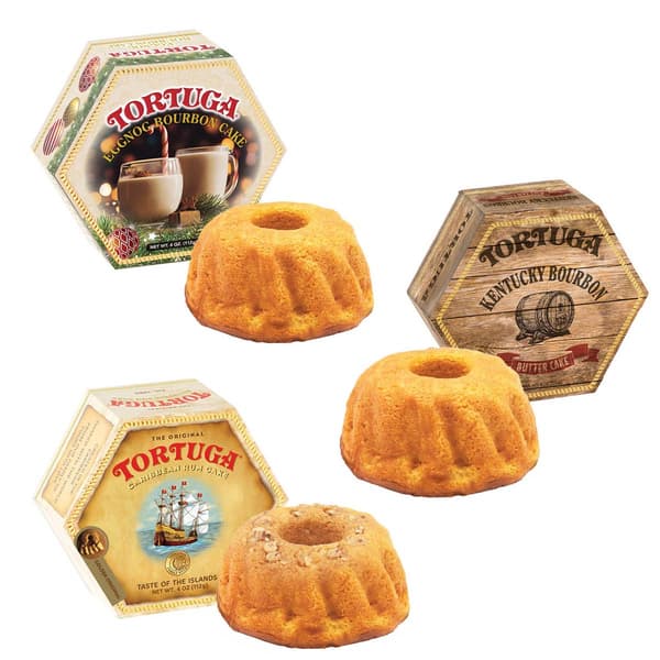 Tortuga 3pk. Holiday Rum Cakes