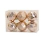 National Tree 10in. Rose Gold Geometric Ornaments - Set of 6 - image 5