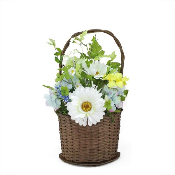 Darice Artificial Mixed Spring Floral Arrangement