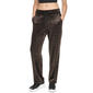 Womens DKNY Sport Prnt Velour Mid-Rise Track Pant With Metallic - image 1