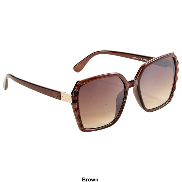 Womens USPA Plastic Square Sunglasses