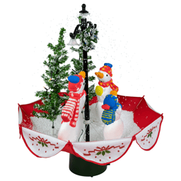 Northlight LED Musical Snowmen in Umbrella Base Christmas Décor