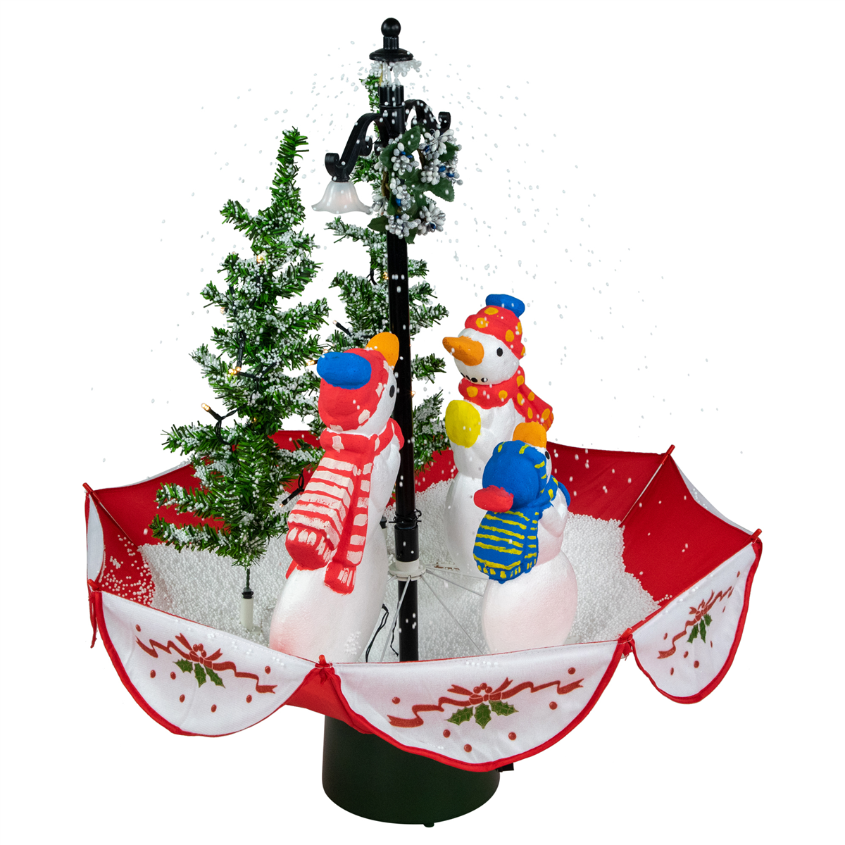 Northlight LED Musical Snowmen in Umbrella Base Christmas Décor