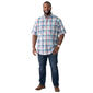 Mens Big & Tall Chaps Easy Care Button Down Shirt - Driftwood - image 1