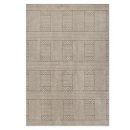 9th & Pike® Geometric Lines UV Treated Rectangular Rug