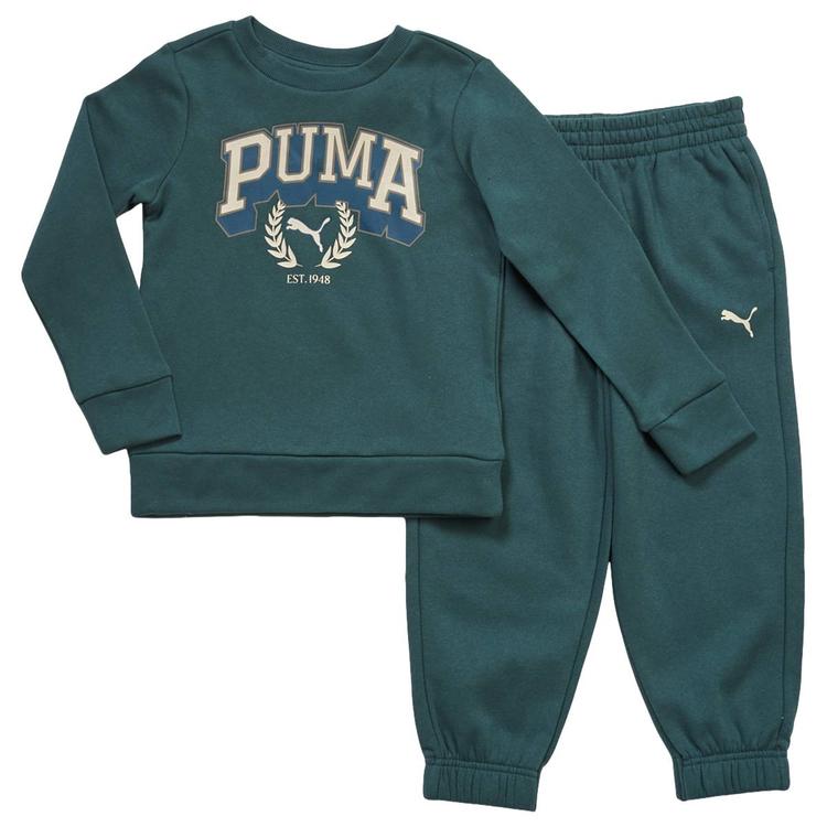 Boys (4-7) Puma Emblem Logo Sweatshirt & Joggers Set