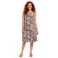 Womens Nina Leonard Sleeveless Leaf Shift Dress - image 1