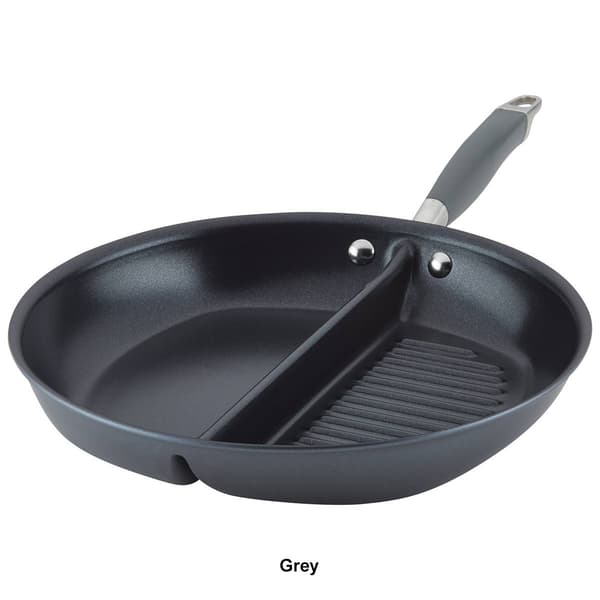 Anolon&#174; Advanced Home Nonstick 12.5in. Grill & Griddle Skillet